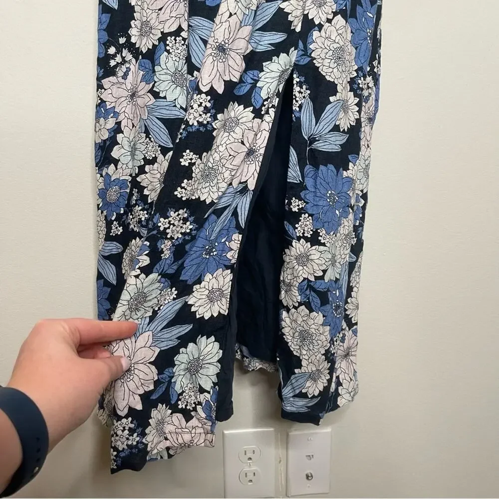 J. Crew Linen Daydream Dress in Zinnia Floral M